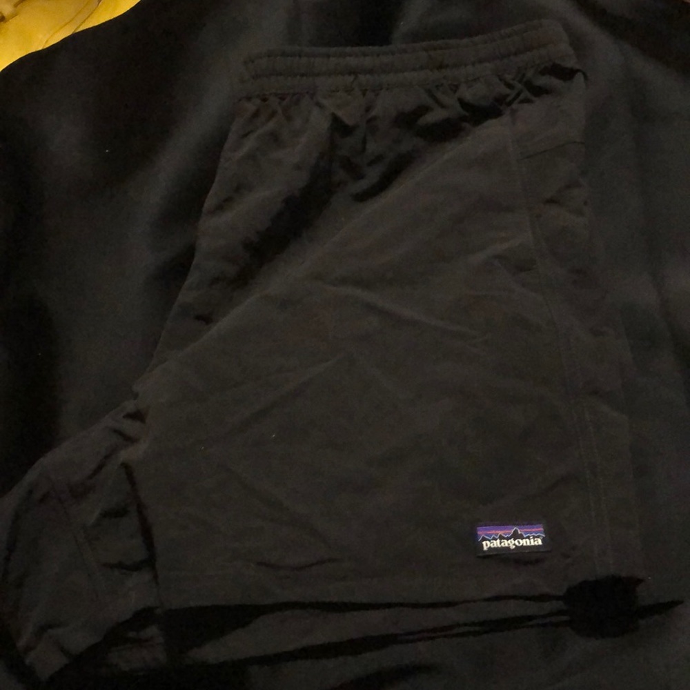 Black Patagonia shorts